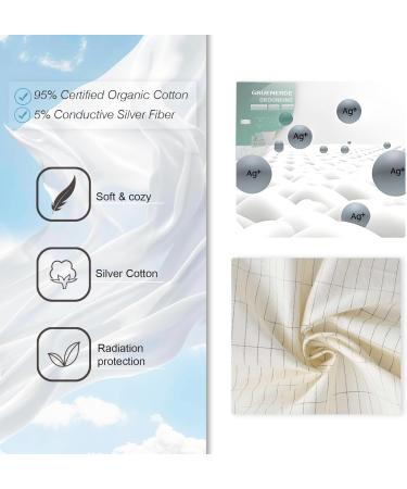 Buy Earthing Pillowcase for Better Sleep | Grounded Pillowcase with EU Grounding Cable (51x76cm) - Enhance Your Wellness - Buy Online on GoSupps.com