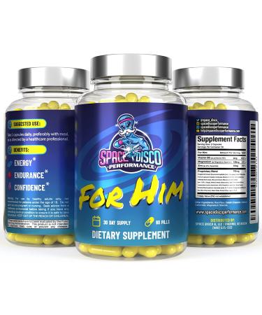 Too Hard Pill for Men - Increase Confidence, Stamina, Energy | Horny Goat Weed | Made in USA (60 Pills) - Buy Online on GoSupps.com