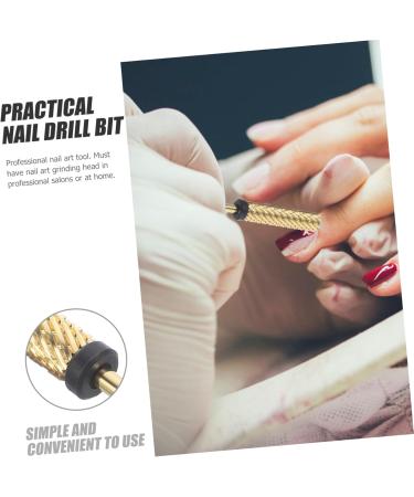 FRCOLOR Drills Nail Drill Bits Drill Bits for Nails Safety Bits for Nail Drill Nail Bit Cuticle Drill Bits Manicure Supplies Manicure Accessories Tungsten Steel Nail Clippers Acrylic 0.56x0.56x5.05cm As Shown2 - Buy Online on GoSupps.com