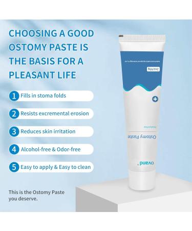 Stoma Skin Barrier Ostomy Paste - Protective Adhesive Skin Protectant - 2 oz Ostomy Supplies for Optimal Skin Care - Buy Online on GoSupps.com