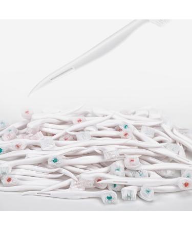 Mini Brushes - Disposable Travel Toothbrushes with Toothpaste | Portable Peach Toothbrushes for Work & Travel - Buy Online on GoSupps.com