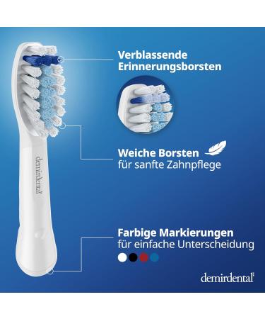 Sensitive Brush Heads for Oral-B Pulsonic & Slim One Clean Luxe - 4 Soft Replacement Brushes | Demirdental - Buy Online on GoSupps.com