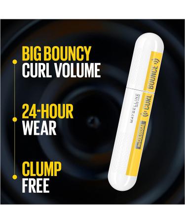 Maybelline Colossal Curl Bounce Mascara - Big Bouncy Curl, 24-Hour Volume, Clump-Free (Black) - Buy Online on GoSupps.com