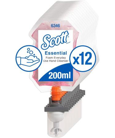  Scott Scott Essential 6346 Daily Use Foaming Hand Soap Pink 12 x 200 ml (2400 ml total) - Buy Online on GoSupps.com