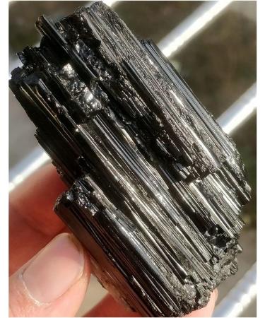 Natural Crystal Rough 1 pc 50-280g Raw Black Tourmaline Rough Natural raw Stone for Decoration or Collection to Drive Out The Evil for Decoration Stone Generator (Size : 500g) - Buy Online on GoSupps.com