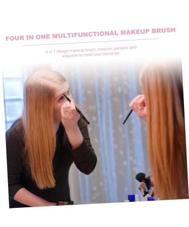 Buy 4-in-1 Makeup Brush Set - Lip Eyeliner Eyebrow & Eyeshadow Brush - Perfect for Girls | International Shipping Available - Buy Online on GoSupps.com
