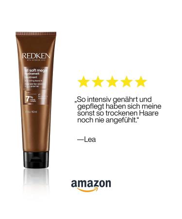 Redken Leave-In Hair Cream for Dry & Broken Hair - 150ml | Hydrated & Enlivened with Aloe Vera | All Soft Mega Hydramelt - Buy Online on GoSupps.com