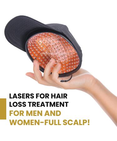 Aphrona Advanced Hair Growth System 272 HairPro - Rechargeable Laser Cap for Hair Regrowth | Clinically Proven, FDA Cleared | Mild to Moderate Hair Loss Solution for Men and Women - Buy Online on GoSupps.com