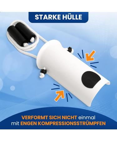 XL Compression Tights for Swollen Feet | Special Stockings for Seniors & Pregnant Women | Large Shoe Sizes in White - Buy Online on GoSupps.com