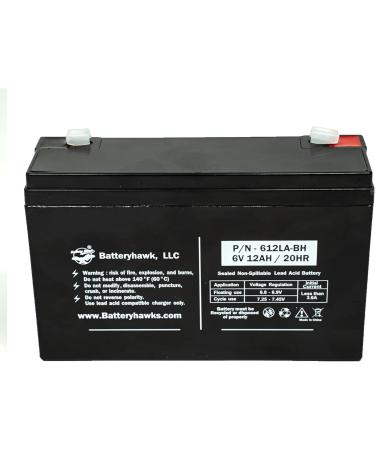 Buy (2 Pack) UB6120 6V 12AH Lead Acid Battery - PS-6100 SLA F1 BP106T2 BP86 | International Shipping Available - Buy Online on GoSupps.com