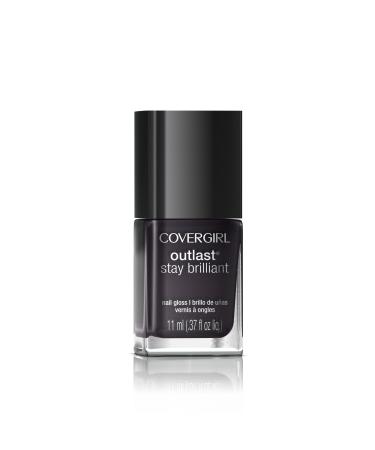 Covergirl Outlast Stay Brilliant Nail Gloss  Black Diamond 325  0.37 Ounce