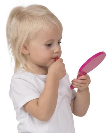 Janod P'tite Miss Vanity Case for Kids | 9 Solid Wood Accessories | Pretend Play Beauty Toy | J06514 - Pink - Buy Online on GoSupps.com