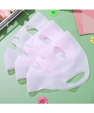 CLISPEED 5pi ces Masques Silicone R utilisables pour Visage avec Support et Protection Hydratante Fournitures de Salon - Buy Online on GoSupps.com