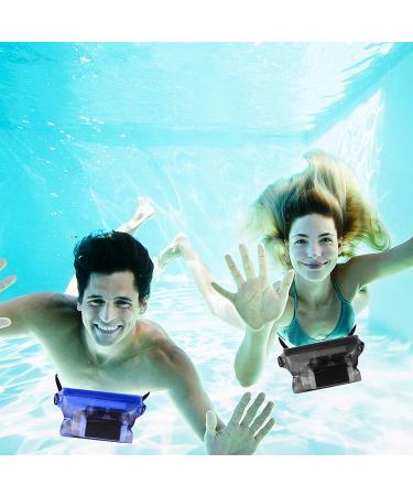 Famoby 4 Pack Waterproof Pouch with Waist Strap for Water Activities Swimming, Boating, Snorkeling, Kayaking Outdoor Beach Sports Dry Bag - Buy Online on GoSupps.com