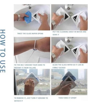 Sofenthiss Window Cleaner High Window Handheld Magnetic Window Cleaning Tool Magnetic Window Cleaner Double-Sided Magnetic Design 15-24mm - Buy Online on GoSupps.com