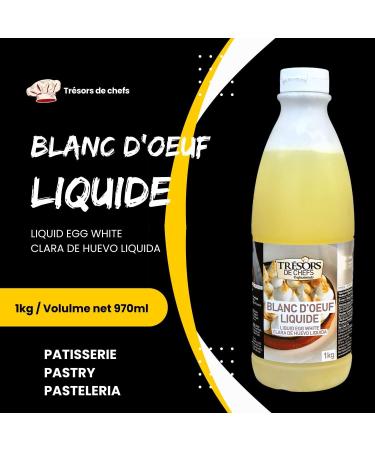 Egg Whites 1L | Eggs | No additives or preservatives 100% Natural Outdoor Breeding 1 bottle of 1L - Buy Online on GoSupps.com