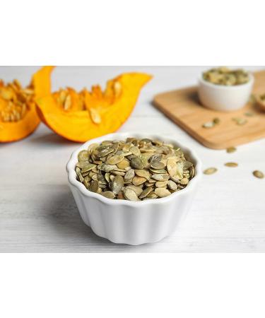 Organic Sprouted Pumpkin Seeds 8 oz - Non-GMO Raw Kernels, Unsalted, Vegan Kosher - High Protein, Omega Fats Keto Snack for Salads, Oats, Yogurt - Buy Online on GoSupps.com