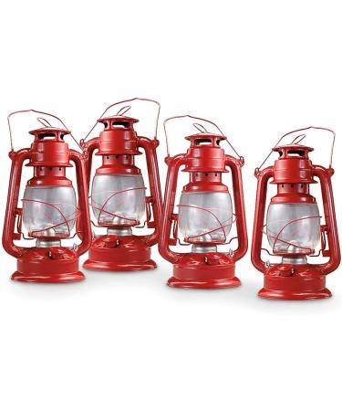 Red Hurricane Camping Kerosene Lantern - Reliable Outdoor Lighting - Buy Online on GoSupps.com