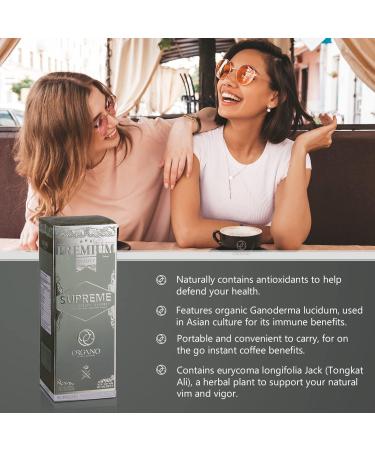 4 Boxes ORGANO Caf Supreme 100% Ganoderma Lucidum with Ginseng (80 Sachets) - Buy Online on GoSupps.com