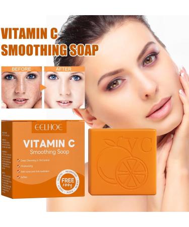 Generic Cleaning Face Product Gentle Non Toxic Soaps Bath Brightening Soap Mild Natural Facial Cleanser Refreshing Gentle Body Wash Bar With Vitamin C for Men and Women - Buy Online on GoSupps.com