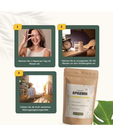 Cupplement Apigenin Extract Capsules 100 mg 60 Capsules Slaap Singlepack - Buy Online on GoSupps.com