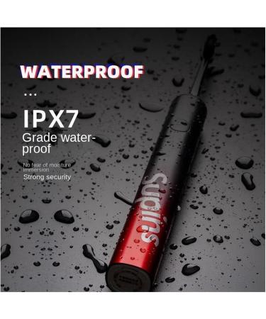 BAIR X3 Electric Toothbrush Set - Rechargeable Smart Sonic Toothbrush for Adults | Gift for Men & Women | Cool Black Design - Buy Online on GoSupps.com