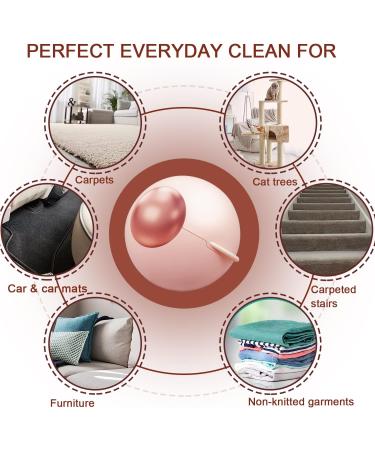 Reusable Sticky Lint Roller Ball for Pet Hair Removal - Pink Gel Hair Remover for Clothing & Sofa - Buy Online on GoSupps.com