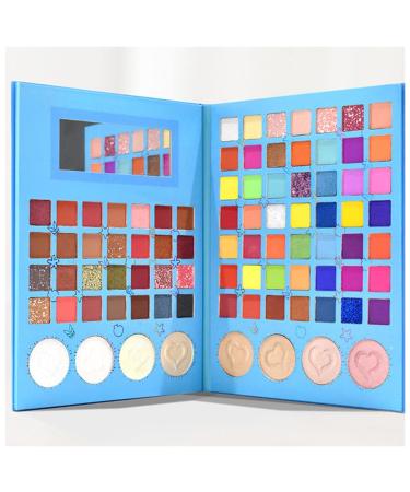 JOYTILLGU Beauty Palette 85colors Glitter Eyeshadow Makeup Pigmented Shadow Palette Earth Color Palette Professional Shine Matte Paleta de Sombra Eyeshadow Palette2