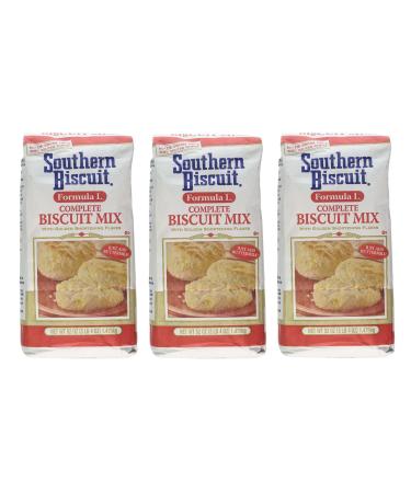 Southern Biscuit Formula L Complete W/golden Shortening Flakes Biscuit Mix, 3 - 52oz Pkgs
