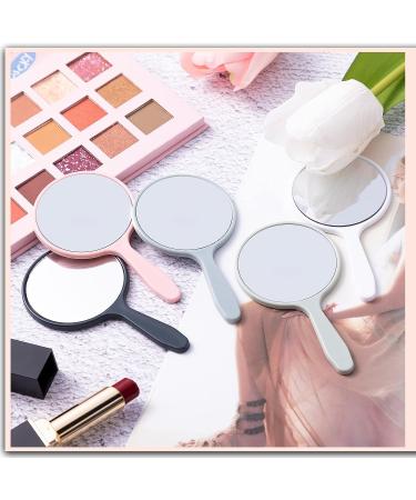 Vinsot 100-Piece Handheld Mirror - Compact 3.94x2.16 Inch Travel Makeup Cosmetic Vanity Mirror for Women, Men, Girls & Kids - Portable Plastic Handle Mirror for Daily Use - Buy Online on GoSupps.com