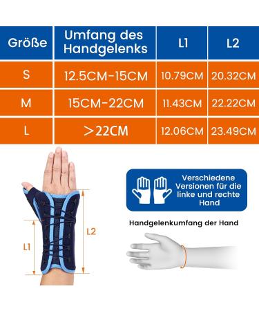 Willcom Thumb Wristwear with Metal Rail Stabilizer | Compression Wrist Support for Carpal Tunnel Tendinitis Arthritis & Sports Protection (S Right Hand) - Double Train Tape Version - Buy Online on GoSupps.com