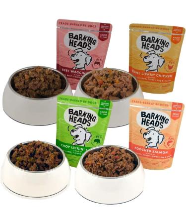 Barking Heads Wet Dog Food Pouches - Mega Variety Pack - Natural & Grain-Free with No Artificial Flavours Plus Added Vitamins & Minerals 40 x 300g Bulk Multipack - Buy Online on GoSupps.com