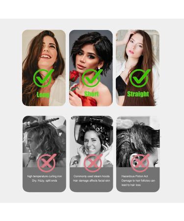 2 Pairs Heatless Hair Curlers - Overnight Lazy Curlers Set with Headband and Hairnet for DIY Styling - Buy Online on GoSupps.com