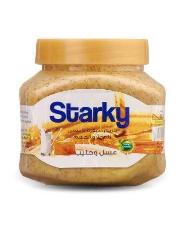 Starky Face And Body Scrub With The Benefits Of Honey And Milk Tightening Face With Its Unique Formula That Leaves The Skin Soft And Glowing Best Gift Idea For Women Mom Wife (10.1 oz / 300 ml)