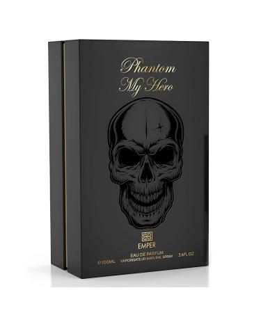 Phantom My Hero by Emper - Unisex Eau De Parfum 100 Ml 3.4 Fl Oz - Original Fragrance From Dubai - With Top Notes of Dark Chocolate Rum Almond - Best Alternative For Black Phantom Perfume - Buy Online on GoSupps.com