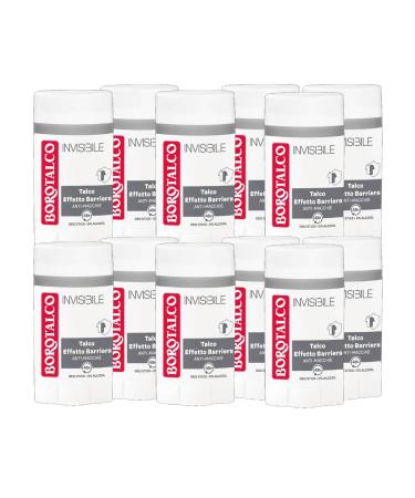 Borotalco Borotalco Invisible Deodorant for Men Talc Barrier Effect Anti-Stain Alcohol-Free 48H Stick 40ml (12)