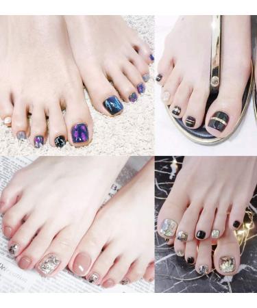 600pcs Full Cover Acrylic Toenail Tips for Women & Girls - Perfect for Stunning Nail Art & Designs - Buy Online on GoSupps.com