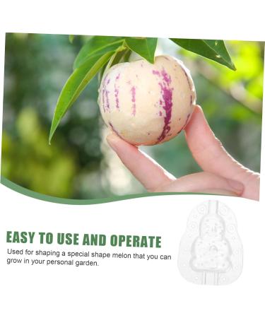 GANAZONO 9 Pcs Vegetable Mold Fruit Shaper Planting Vegetable DIY Cucumber Watermelon 9x8cmx3pcs Transparentx3pcs - Buy Online on GoSupps.com