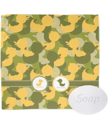 YouCustomizeIt Personalized Rubber Duckie Camo Washcloth