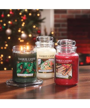 Yankee Candle Christmas Cookie Scented Candle in Glass (Small) | Up to 30 Hours Burn Time | Perfect Holiday Gift - Buy Online on GoSupps.com