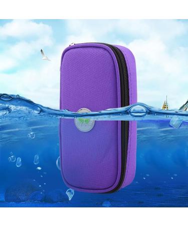 Walfront Portable Diabetic Cooler Bag - Travel Case for Insulin & Medical Supplies - Purple Organizer for Camping & On-the-Go Care - Buy Online on GoSupps.com