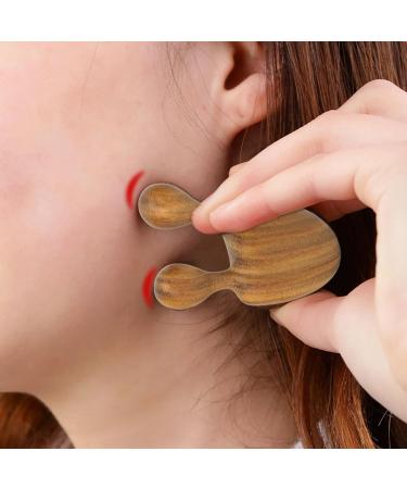 Premium 2-Part Wood Facial Massage Device | Nose Massage Tool for Men & Women | Reduces Edema & Improves Circulation | Perfect Gift - Buy Online on GoSupps.com