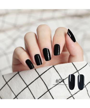 Black Nail Polish - Quick Dry Long Lasting Nail Varnish - Water Based Formula Non-toxic No Need Baking Nail Polish Halloween Nail Paint for Women Girls DIY Nail Art Manicure at Home (11ML) - Buy Online on GoSupps.com