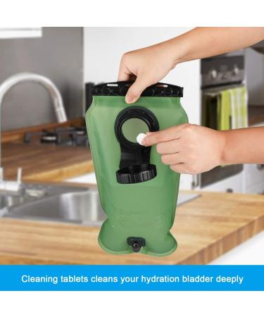 TAGVO Hydration Bladder Cleaning Kit - 6 in 1 Water Bladders Cleaning Set with Brushes, Hanger, Tabs, and Pouch - Buy Online on GoSupps.com