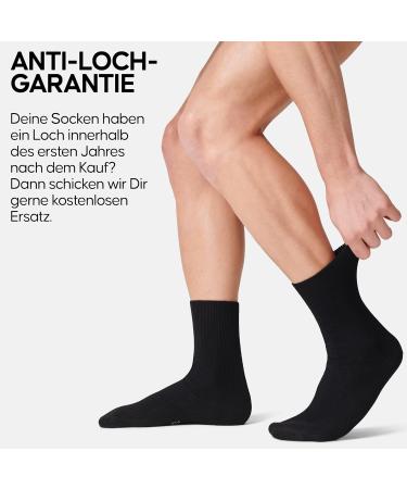Danish Endurance 3 Pack Diabetic Crew Socks - Soft Bamboo Viscose - Medium White - Buy Online on GoSupps.com