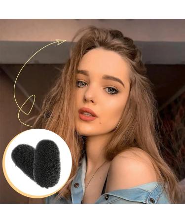 2Pcs Bump It Up Volume Hair Base Hair Padding Tool Volume Hair Bump Inserts Hair Pads Hair Bump Up Clip for Women Girls DIY Hairstyles (Black) - Buy Online on GoSupps.com