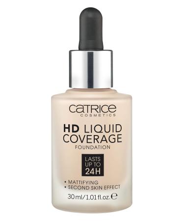 Catrice | HD Liquid Coverage Foundation | High & Natural Coverage | Vegan & Cruelty Free (010 | Light Beige)