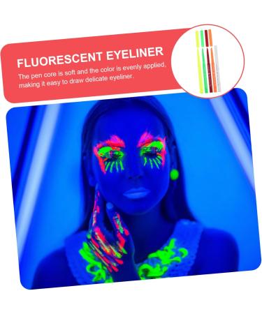 OHPHCALL 20 Pcs Halloween Paint Pen Fluorescence Eyeliner Eye Liner Fluorescence Liner Eyeliner Pen Plastic 12.00X0.80X0.80CMx4pcs Assorted Colorx4pcs - Buy Online on GoSupps.com
