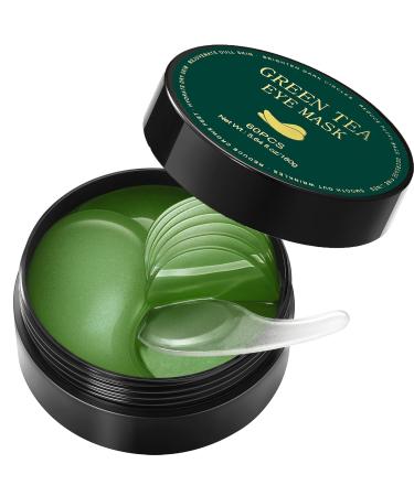 CCbeauty Green Tea Under Eye Masks - Collagen Eye Patches for Dark Circles Puffiness & Wrinkles - 30 Pairs Hydrating Gel Pads for Skincare - Buy Online on GoSupps.com