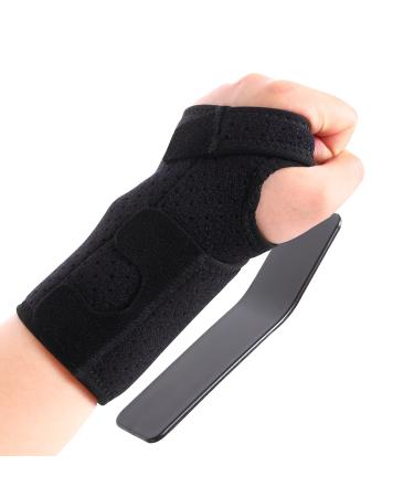 TXJ Sports Carpal Tunnel Wrist Brace Night Support for Women Men Left Right Hand Ulnar Wrist Pain Nerve Brace Hand Braces Wrist Support(Left hand Pack of 1)